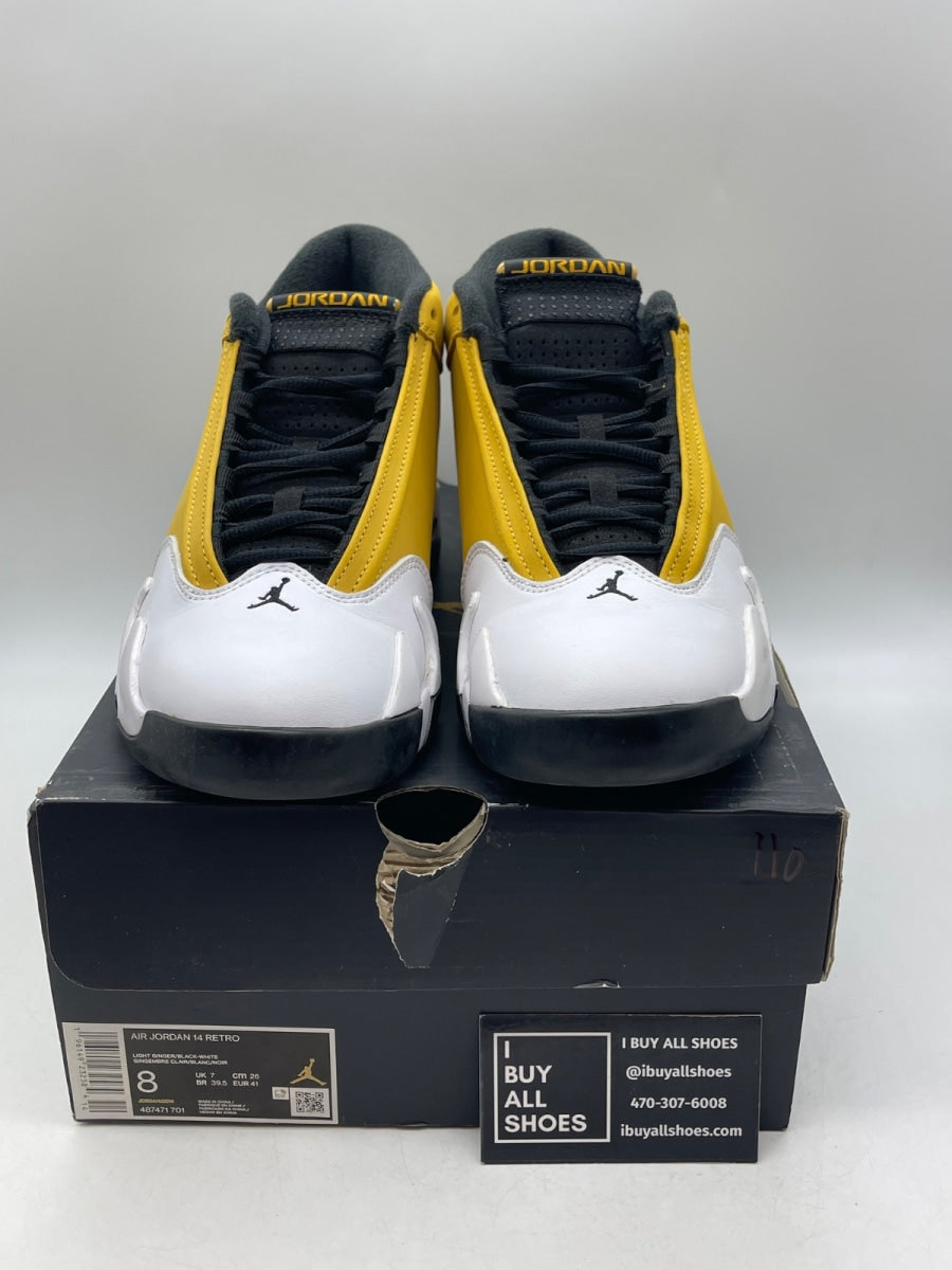 Jordan 14 Retro Light Ginger (2022) 8 (Moderately Worn Pre-Owned) - Image 2