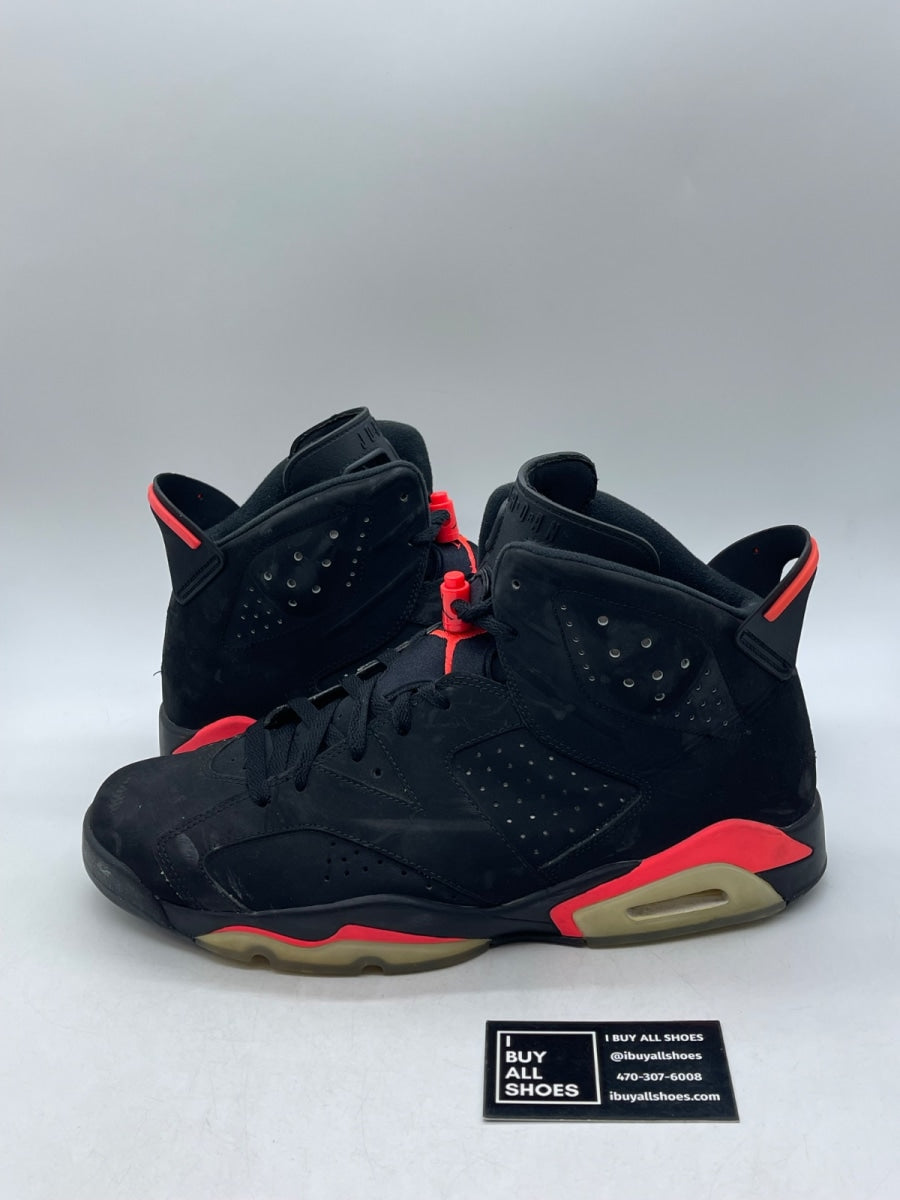 Jordan 6 Retro Black Infrared (2019) 13 (Heavily Worn Pre-Owned) - Image 1