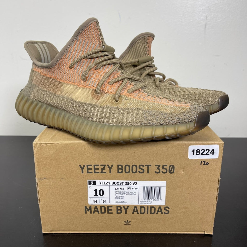 adidas Yeezy Boost 350 V2 Sand Taupe 10 (Moderately Worn Pre-Owned)adidasSand Taupe/Sand Taupe/Sand Taupe - Image 1