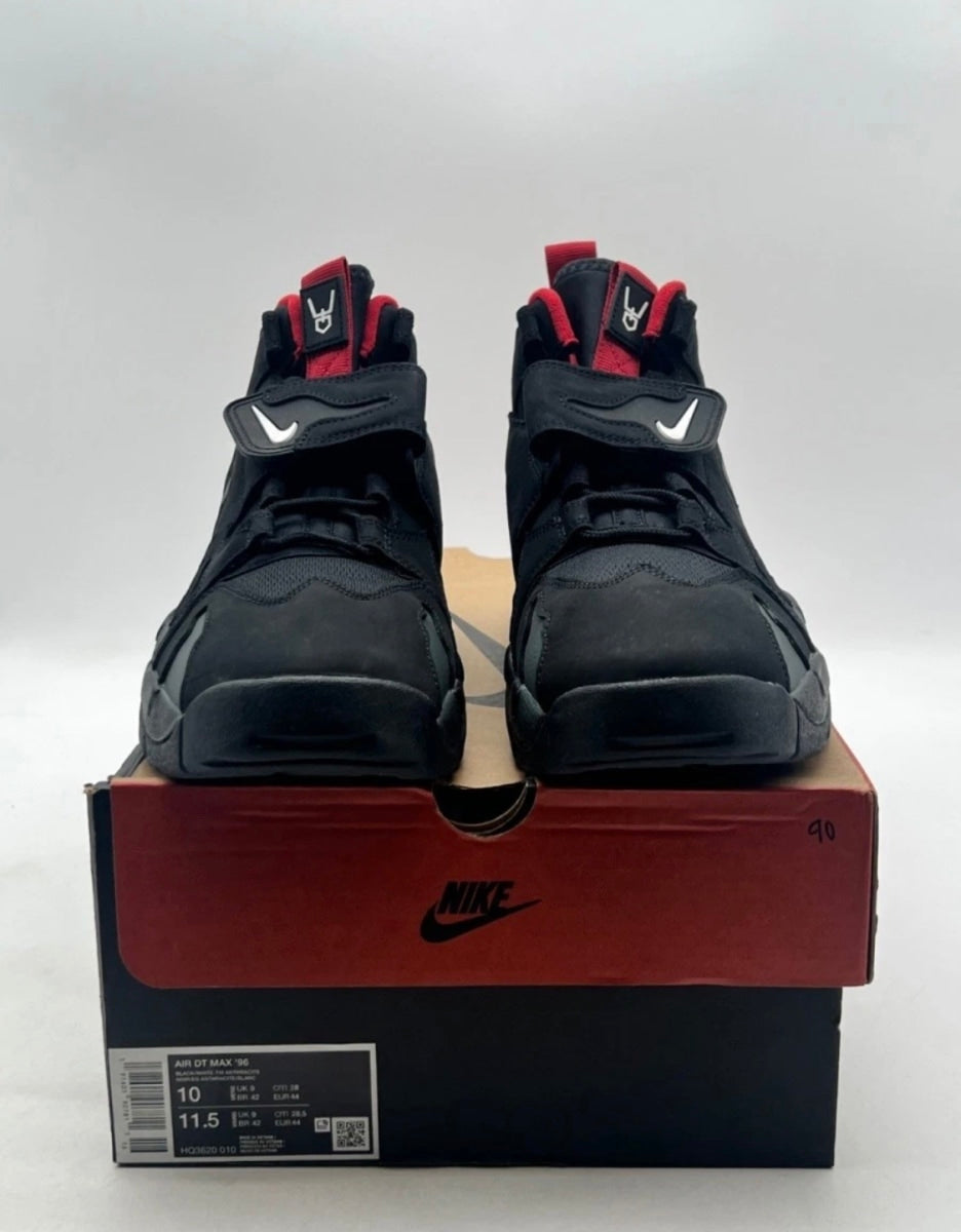 Nike Air DT Max '96 Falcons 10 (Lightly Worn Pre-Owned)NikeBlack/White/Team Anthracite/Metallic Silver/Fire Red - Image 2