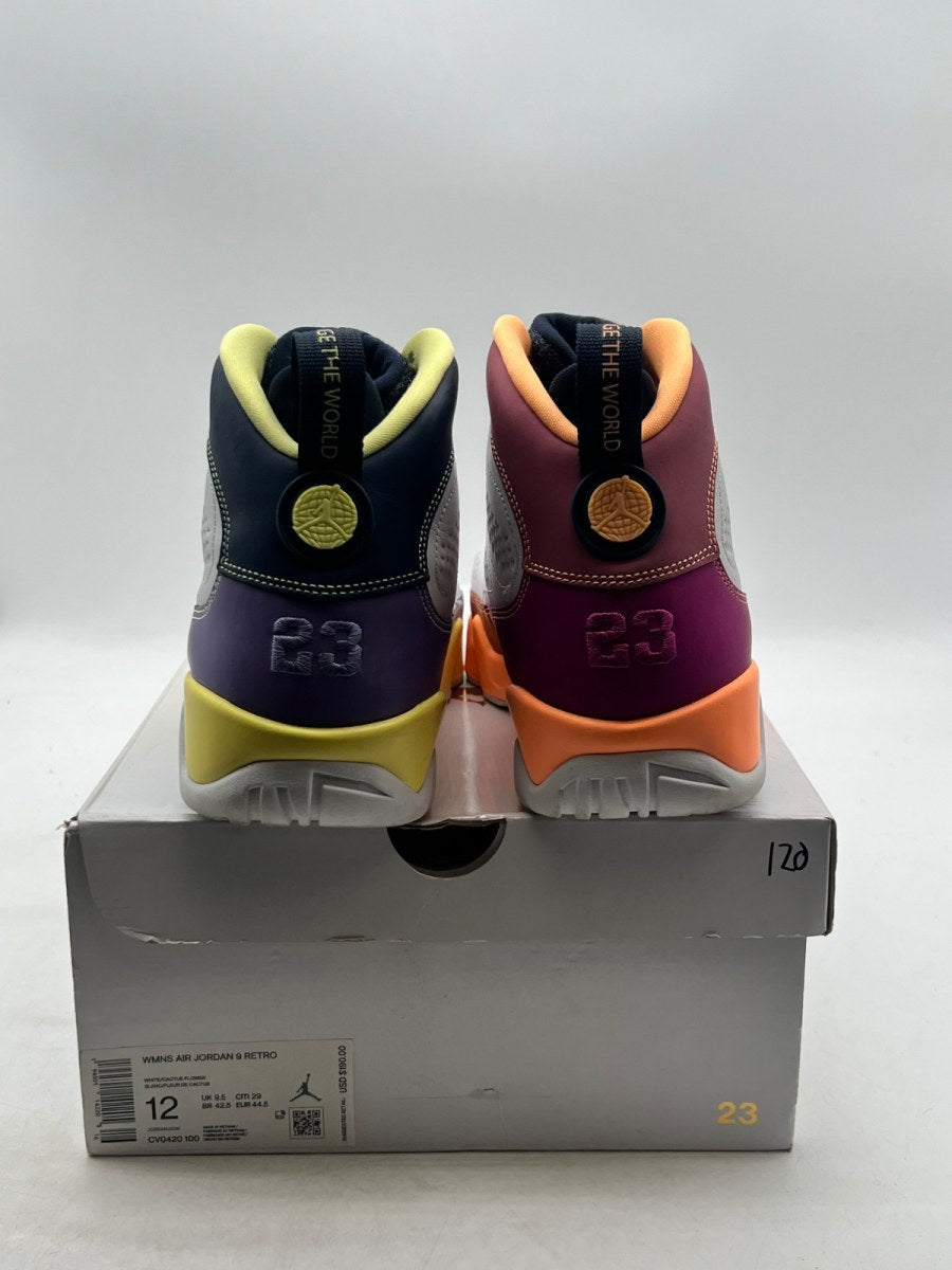 Jordan 9 Retro Change The World (Women's) 12W (Lightly Worn Pre-Owned) - Image 3