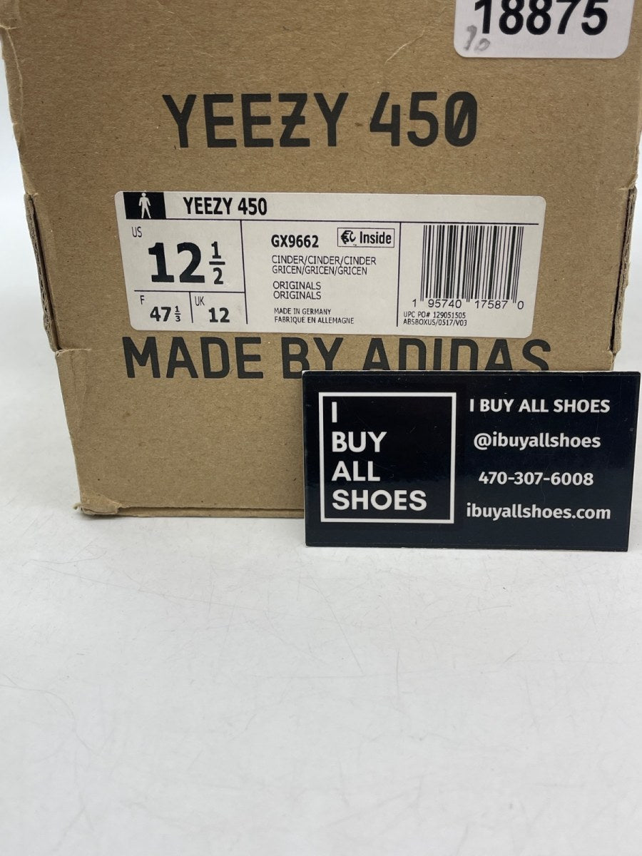 adidas Yeezy 450 Cinder 12.5 (Moderately Worn Pre-Owned) - Image 9