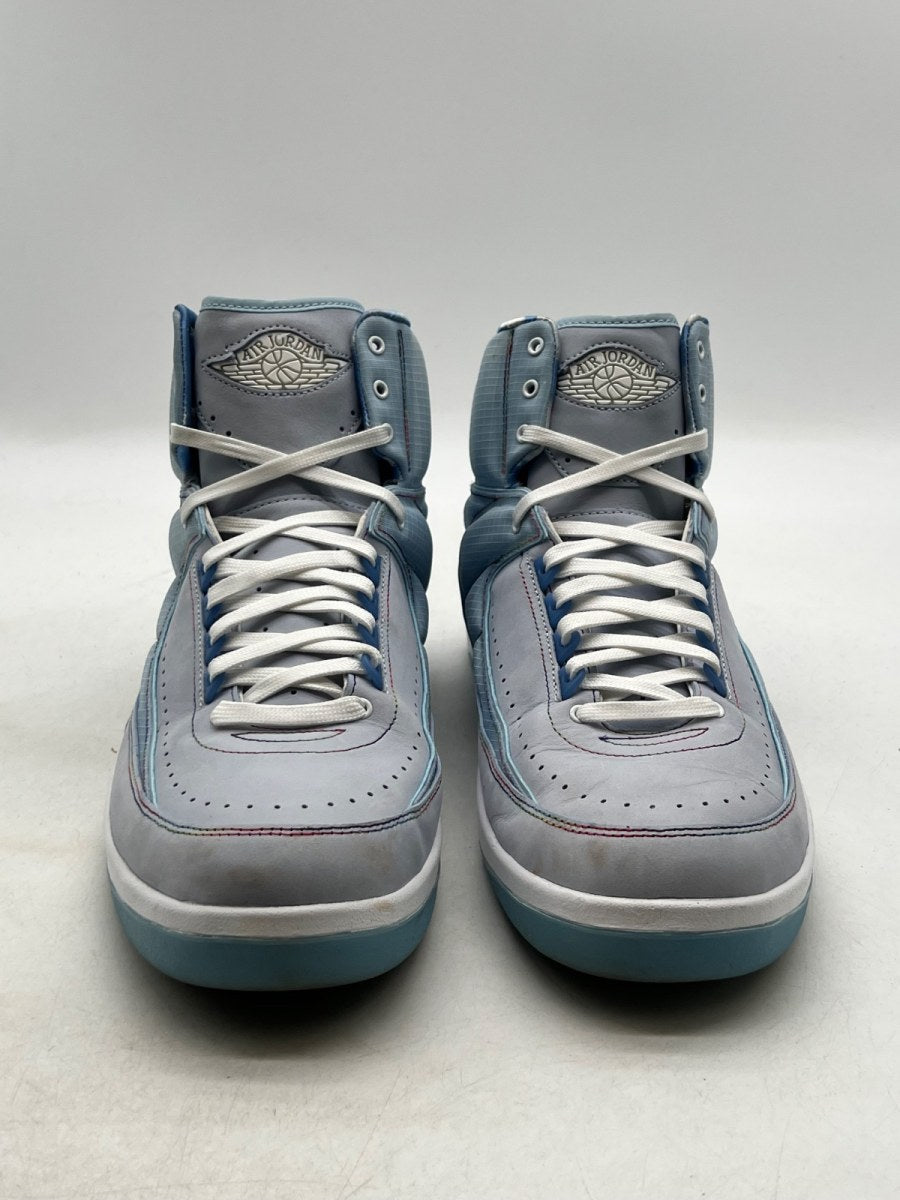 Jordan 2 Retro J Balvin 13 (Lightly Worn Pre-Owned)JordanCelestine Blue/White-Multi-Color - Image 2