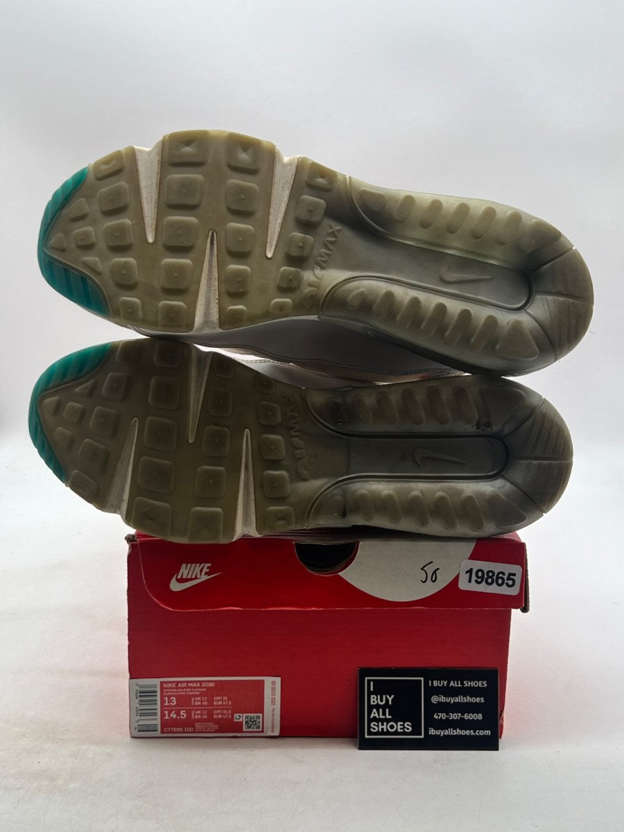Nike Air Max 2090 Pure Platinum 13 (Heavily Worn Pre-Owned) - Image 7