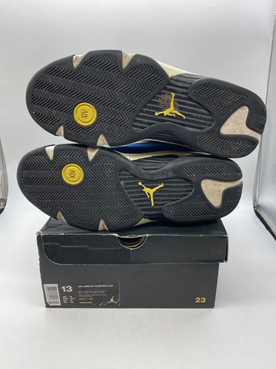 Jordan 14 Retro Low Laney (2015) 13 (Moderately Worn Pre-Owned) - Image 7