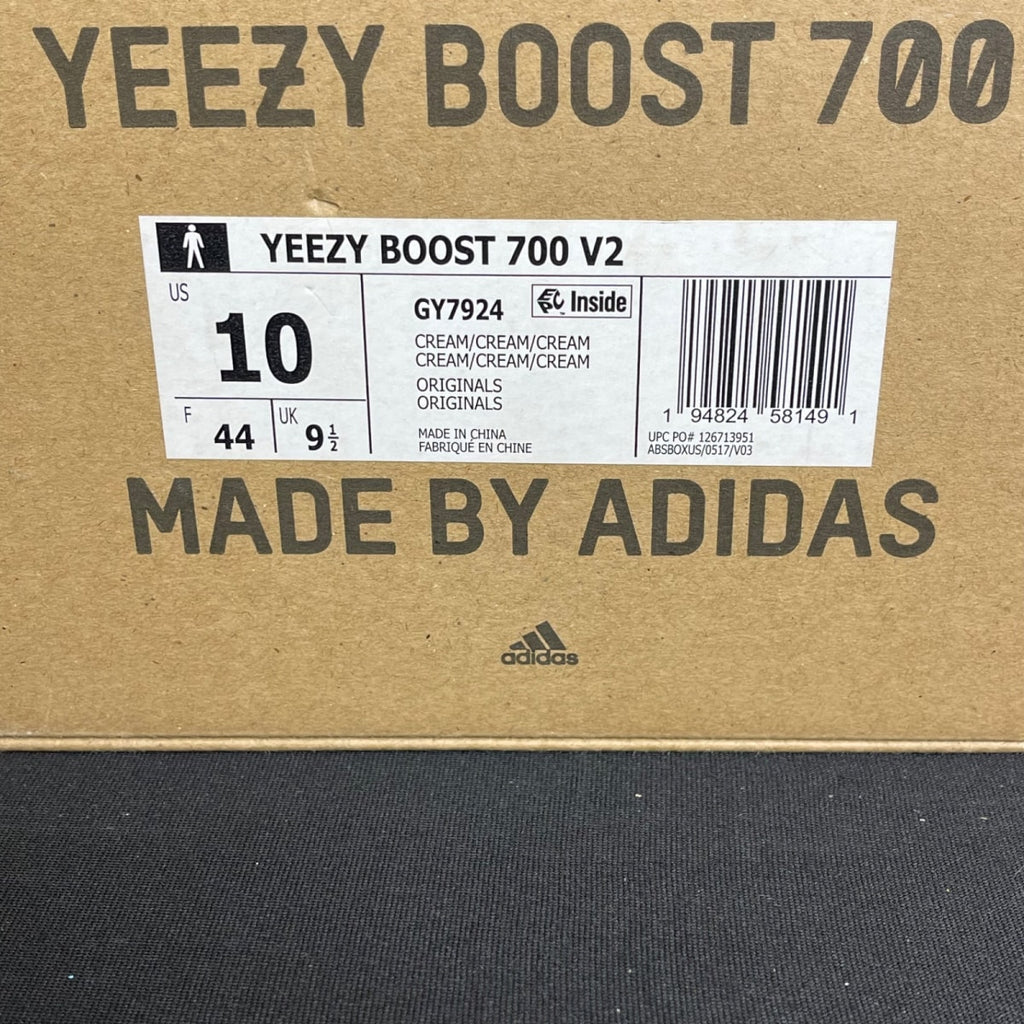 adidas Yeezy Boost 700 V2 Cream 10 (Moderately Worn Pre-Owned)adidasCream/Cream/Cream - Image 7
