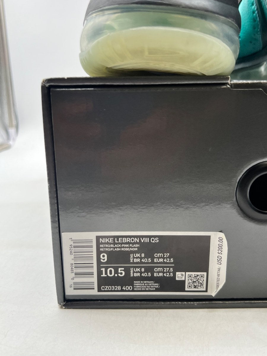 Nike LeBron 8 South Beach (2021) 9 (Lightly Worn Pre-Owned) - Image 6