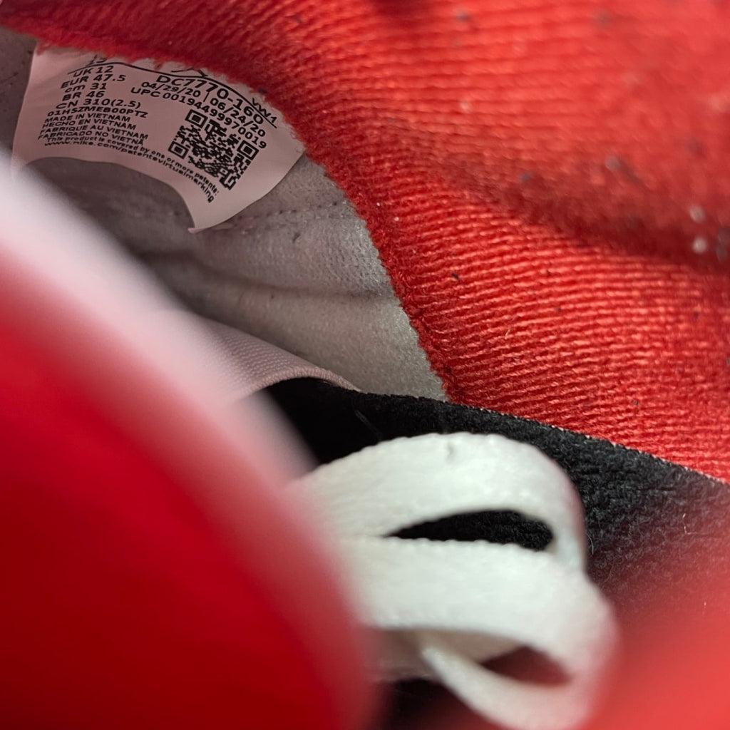 Jordan 4 Retro Fire Red (2020) 13 (Moderately Worn Pre-Owned)JordanWhite/Black-Tech Grey-Fire Red - Image 6