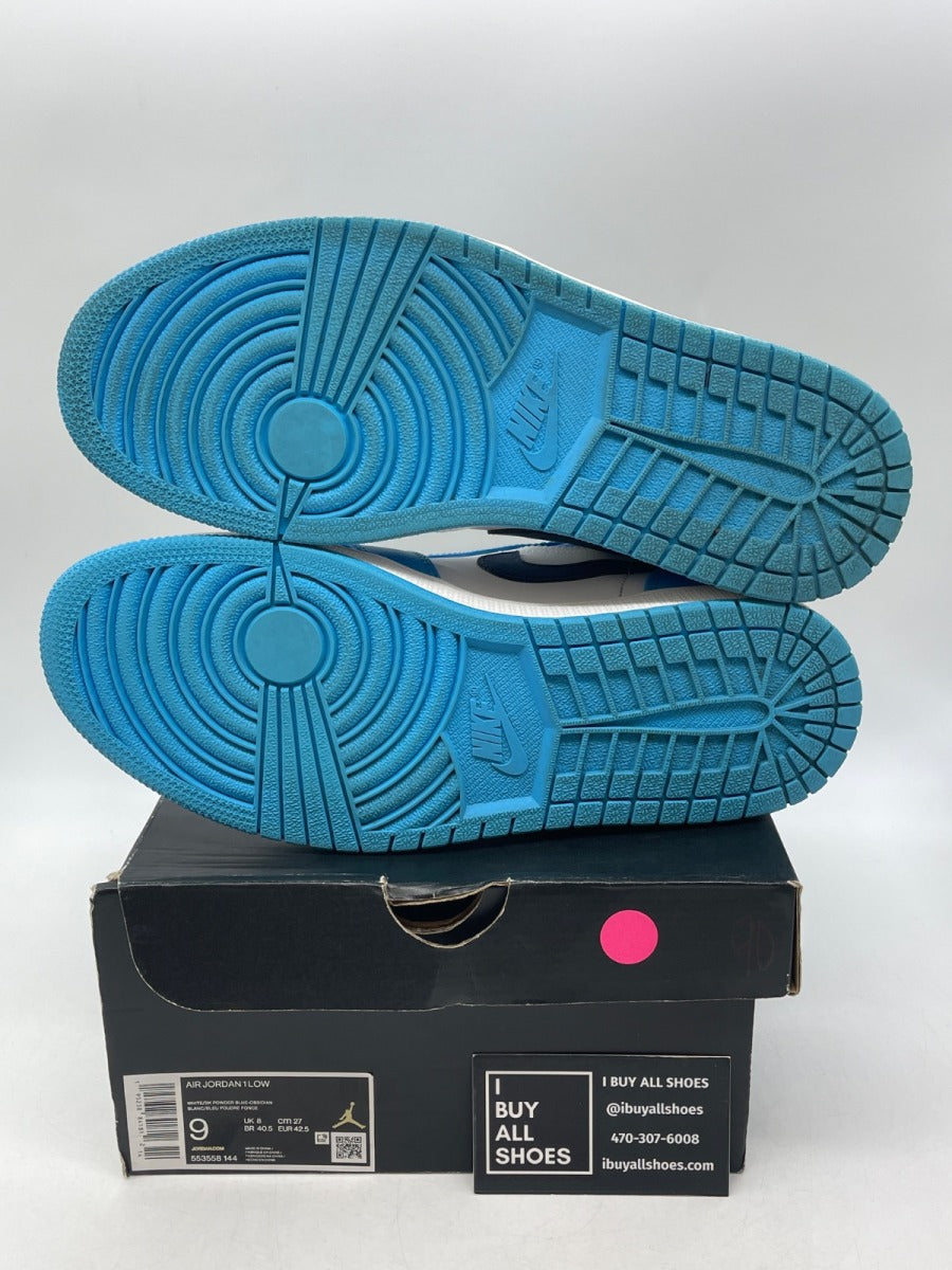 Jordan 1 Low UNC (2021) 9 (Moderately Worn Pre-Owned) - Image 7