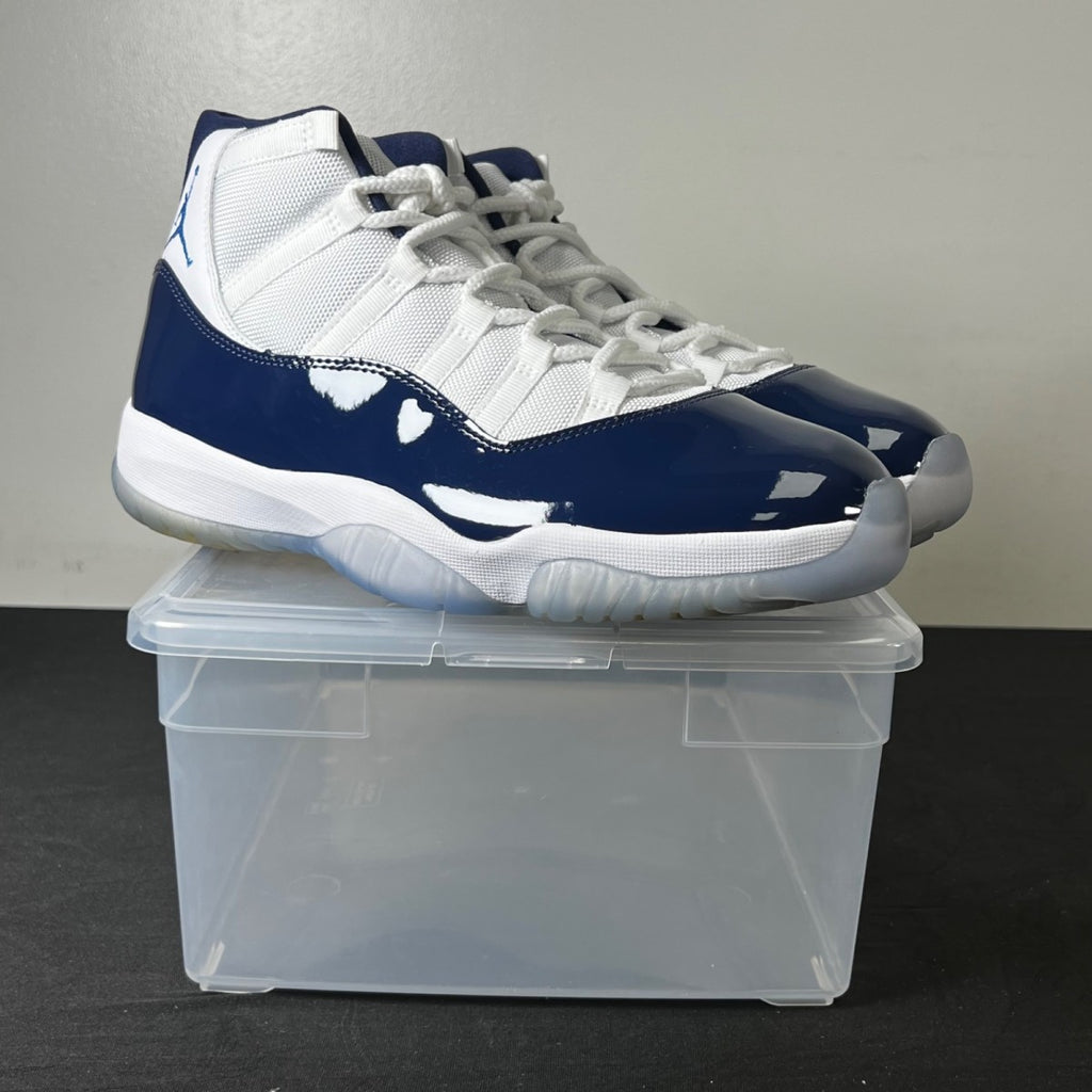 Jordan 11 Retro UNC Win Like 82 10 (New Pre-Owned)JordanWhite/University Blue-Midnight Navy - Image 1