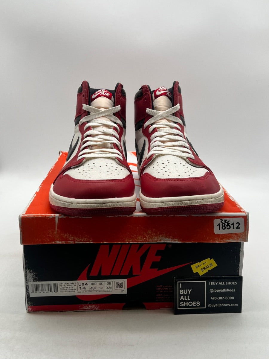Jordan 1 Retro High OG Chicago Lost and Found 14 (Lightly Worn Pre-Owned) - Image 2