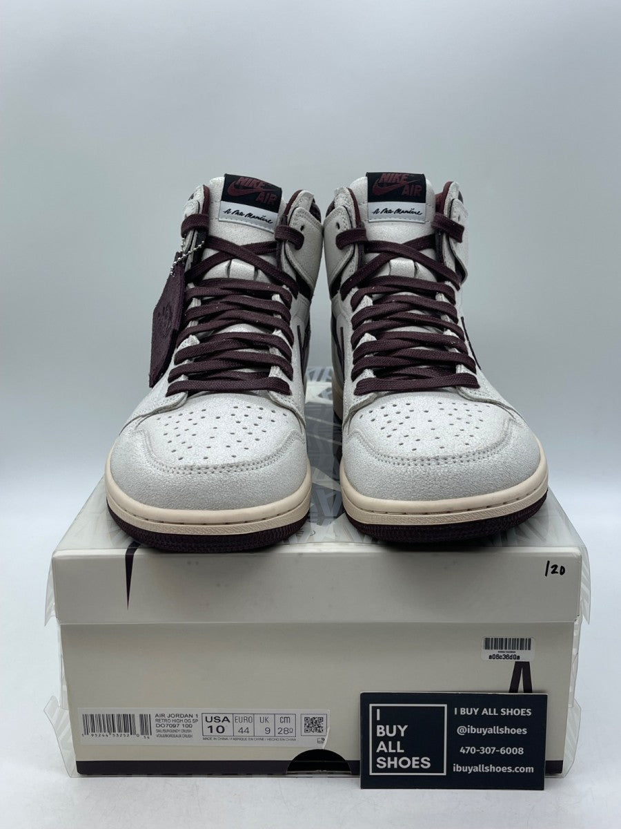 Jordan 1 Retro High OG A Ma Maniére 10 (Moderately Worn Pre-Owned) - Image 2