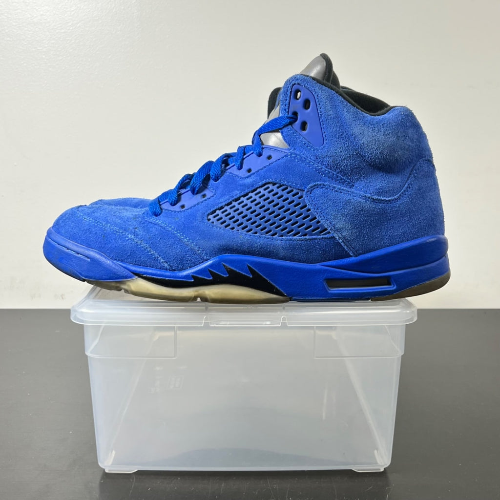 Jordan 5 Retro Blue Suede (Size 11.5) - Image 3