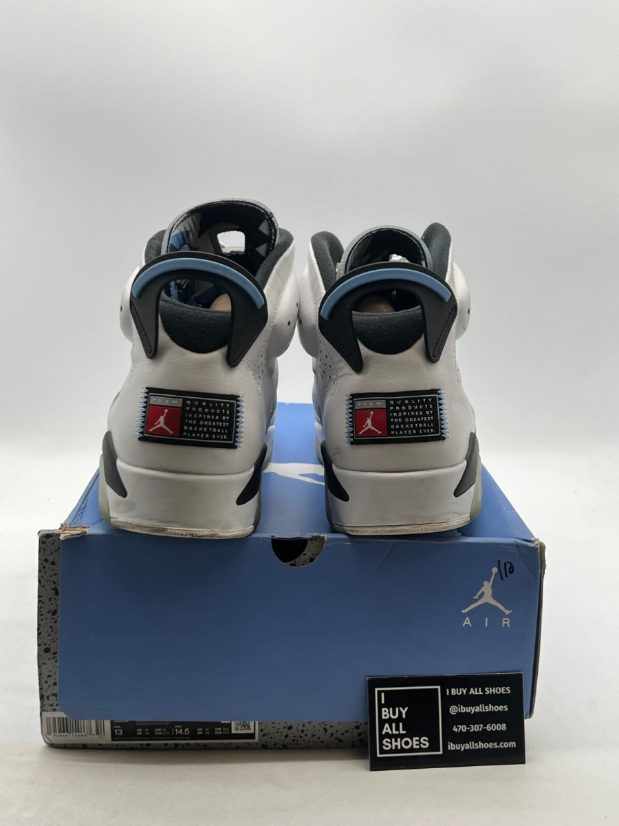 Jordan 6 Retro UNC White 13 (Moderately Worn Pre-Owned) - Image 3