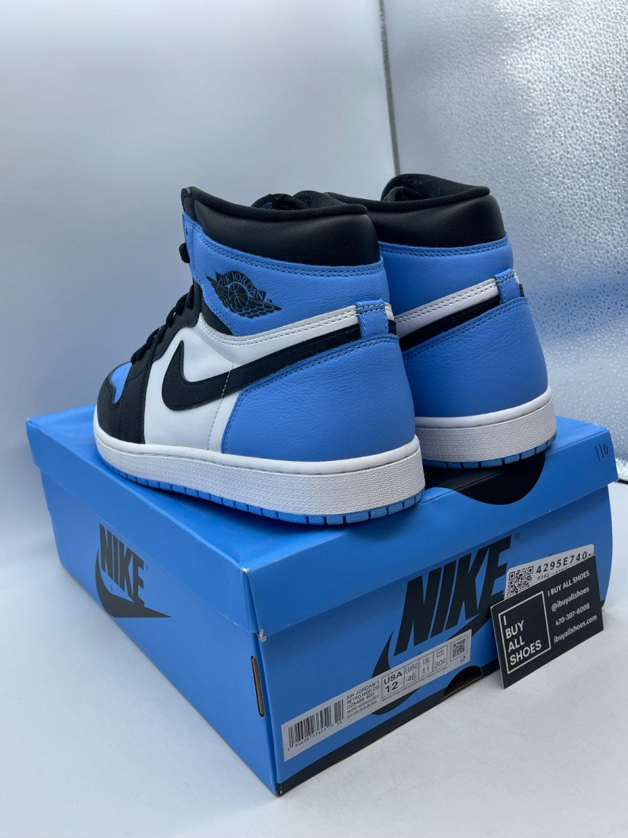 Jordan 1 Retro High OG UNC Toe 12 (Moderately Worn Pre-Owned) - Image 4
