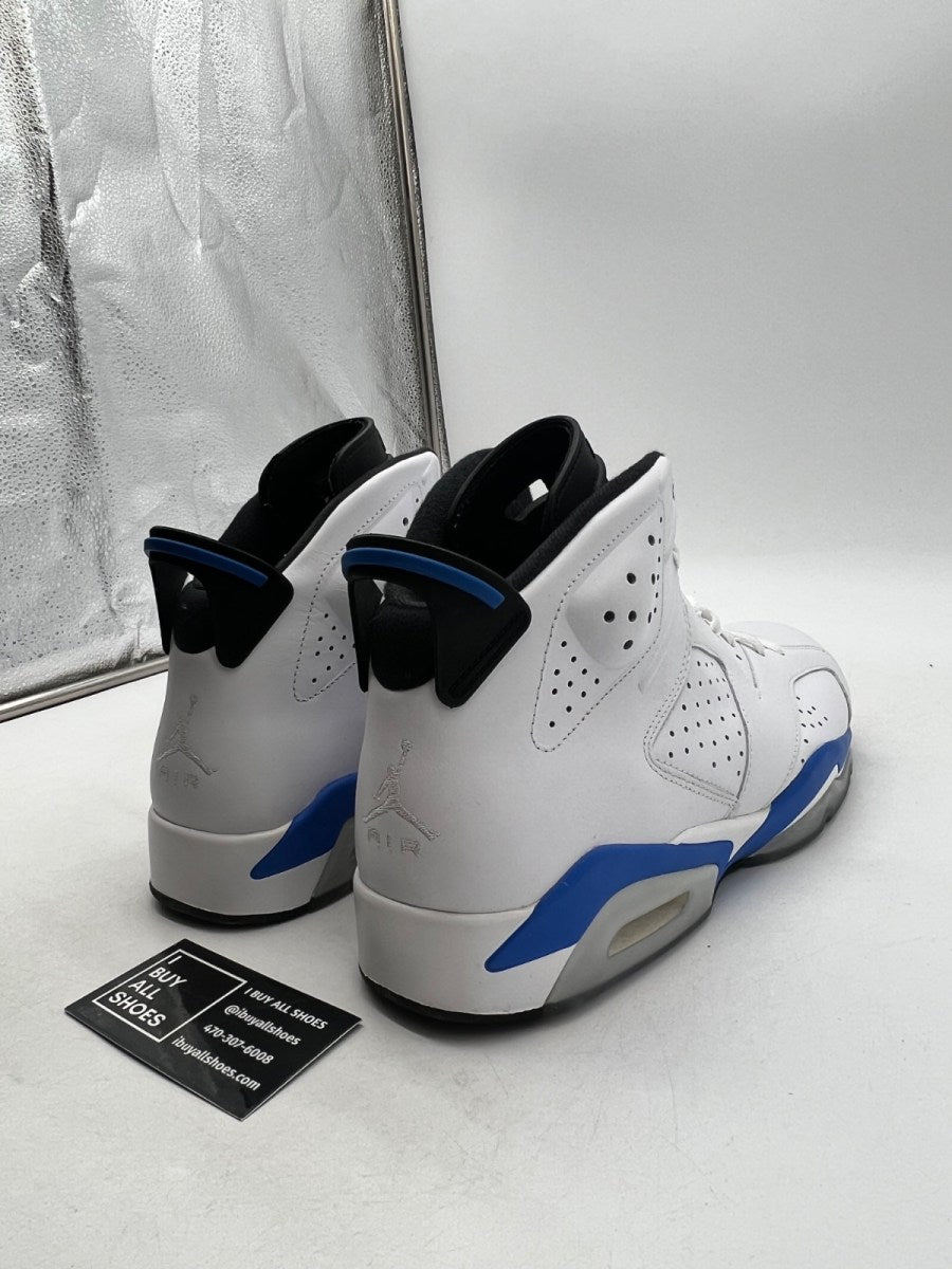 Jordan 6 Retro Sport Blue (2014) 12 (Lightly Worn Pre-Owned) - Image 5