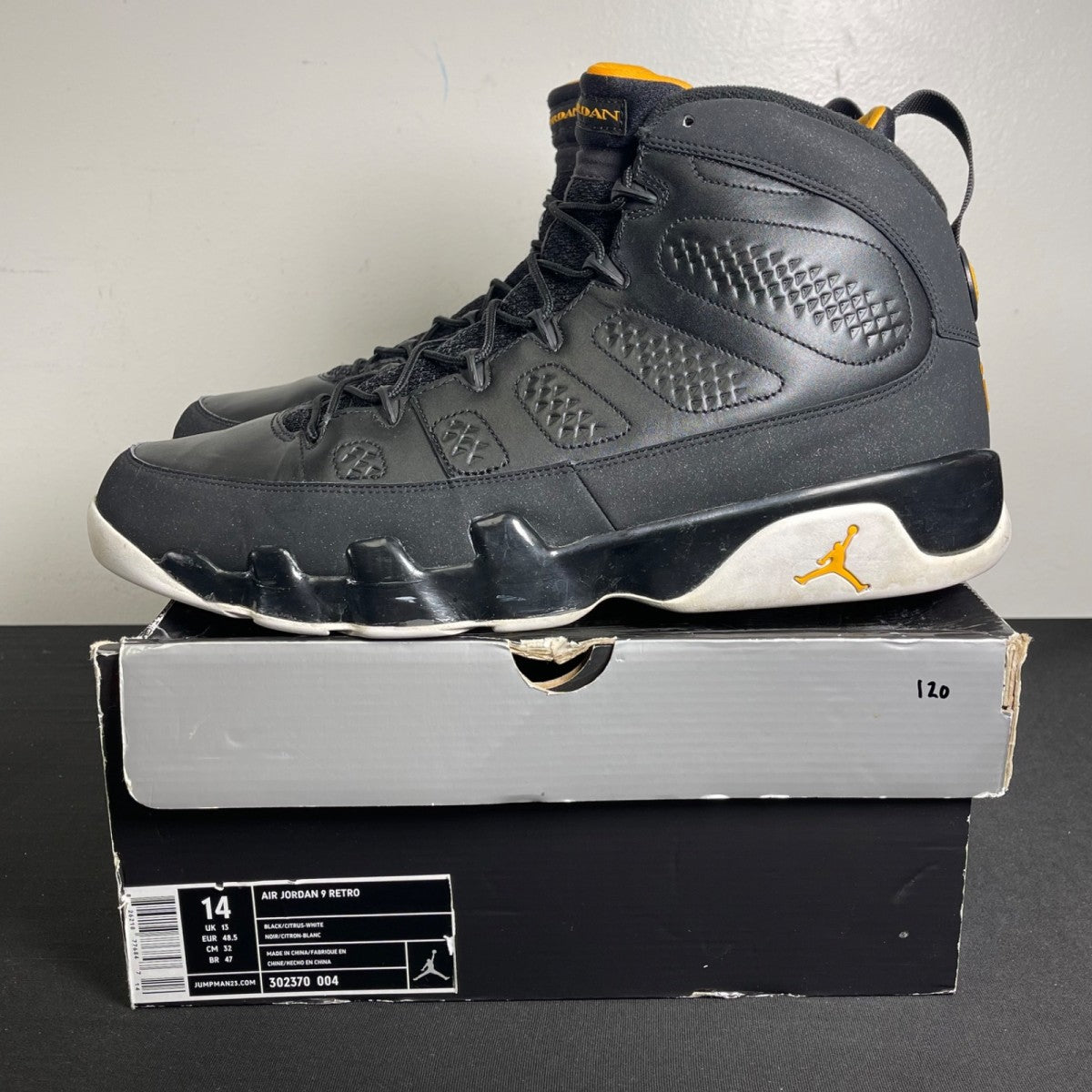 Jordan 9 Retro Citrus (Size 14) - Image 3