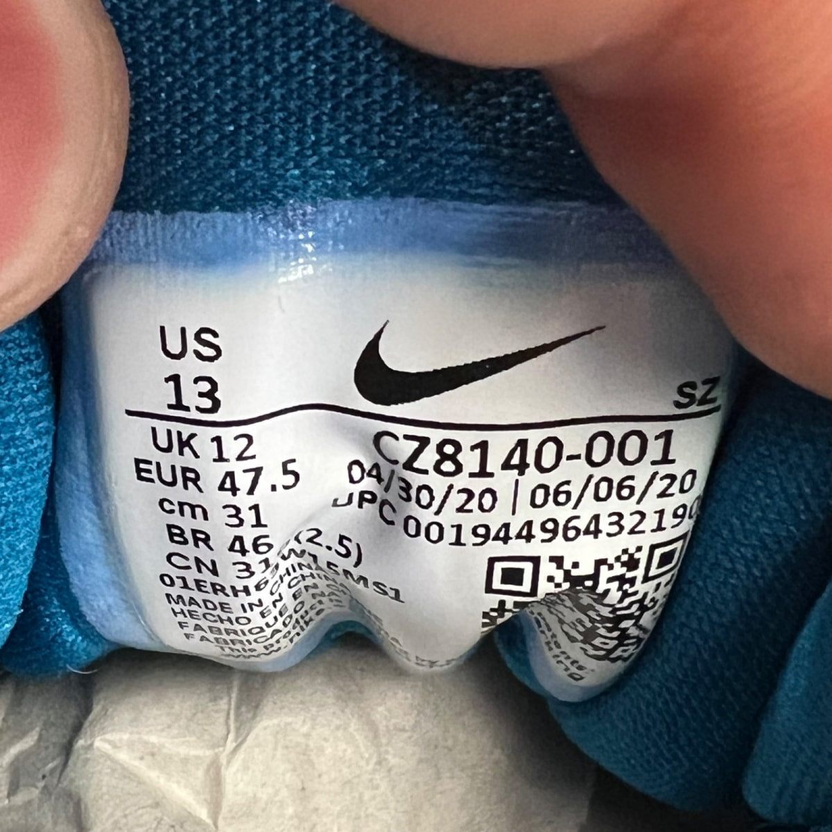 Nike Air Max 1 Multi Mix 13 (Lightly Worn Pre-Owned)NikeWhite/Black-Rust-Blue - Image 7