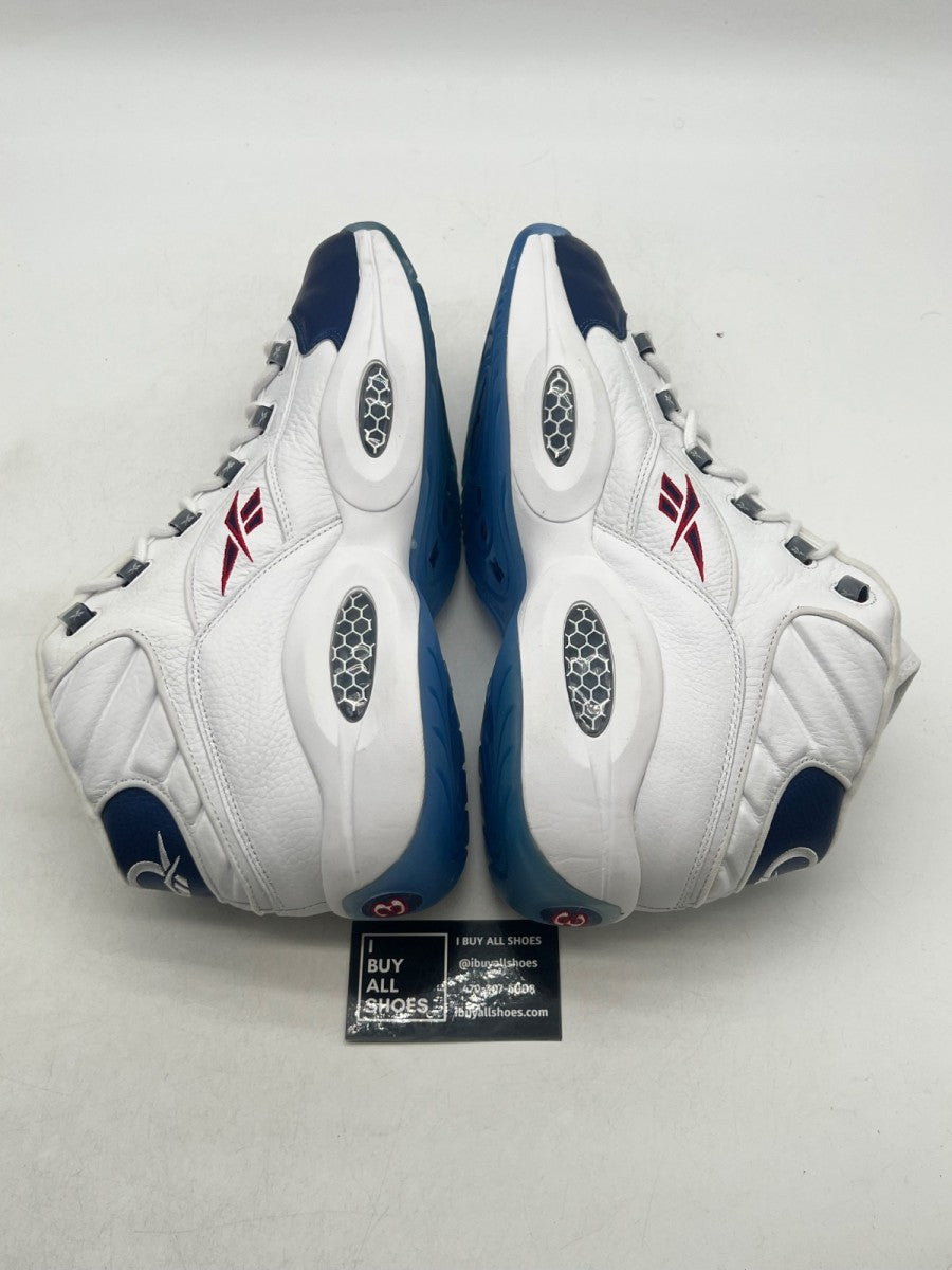 Reebok Question Mid Blue Toe (2016) 14 (Moderately Worn Pre-Owned)
