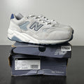 New Balance 580 Grey Day (2023) 10.5 (Lightly Worn Pre-Owned)New BalanceRaincloud/NB Navy/Silver Metallic - Image 1