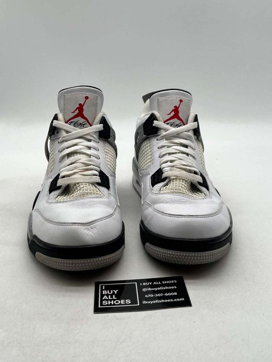 Jordan 4 Retro White Cement (2016) 12 (Moderately Worn Pre-Owned) - Image 2
