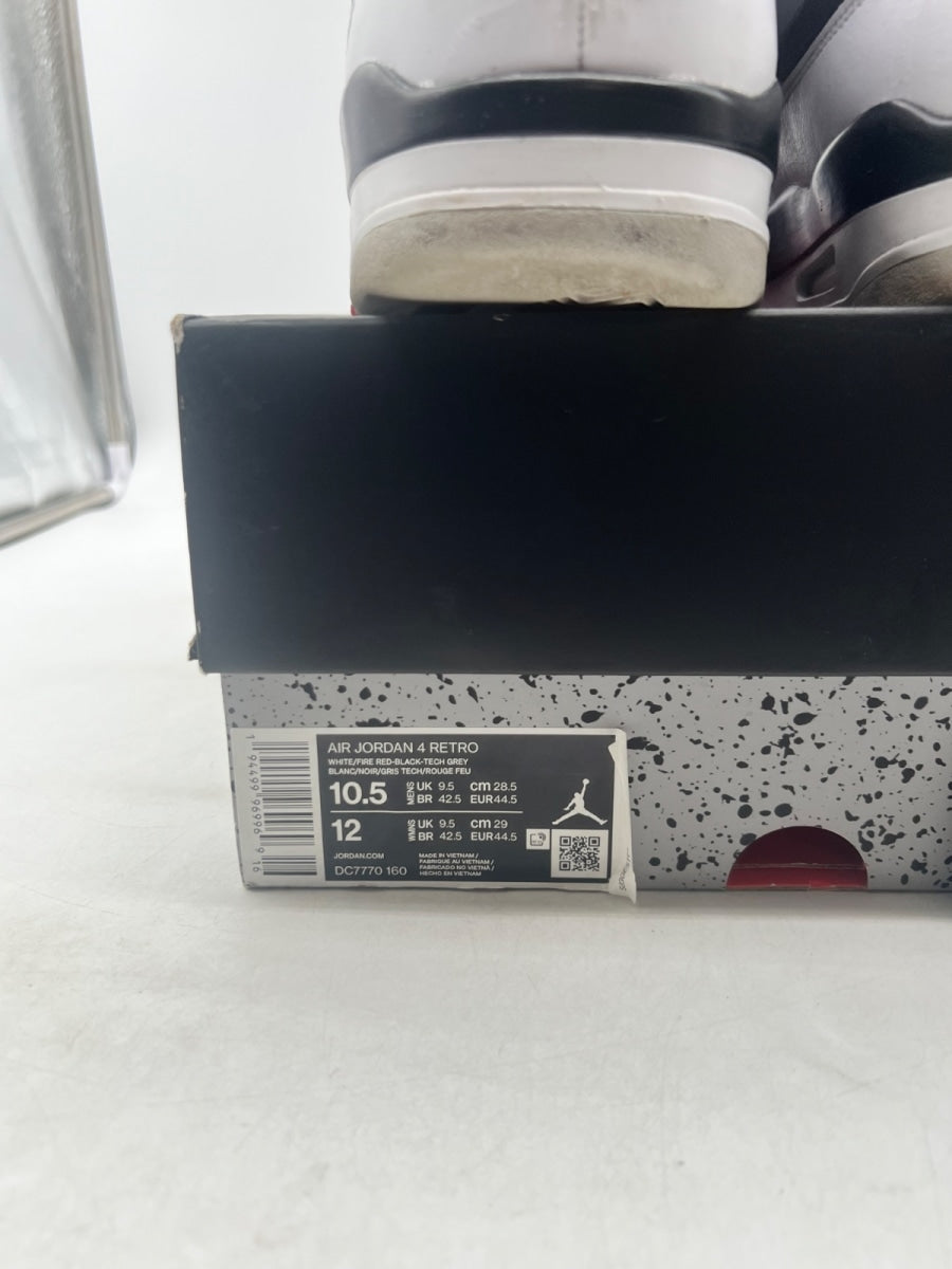 Jordan 4 Retro Fire Red (2020) 10.5 (Lightly Worn Pre-Owned) - Image 6