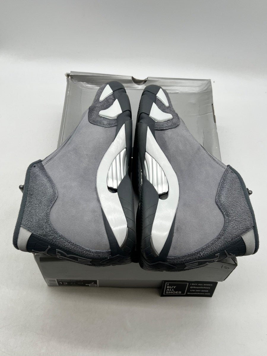 Jordan 14 Retro Flint Grey 12 (Lightly Worn Pre-Owned) - Image 7