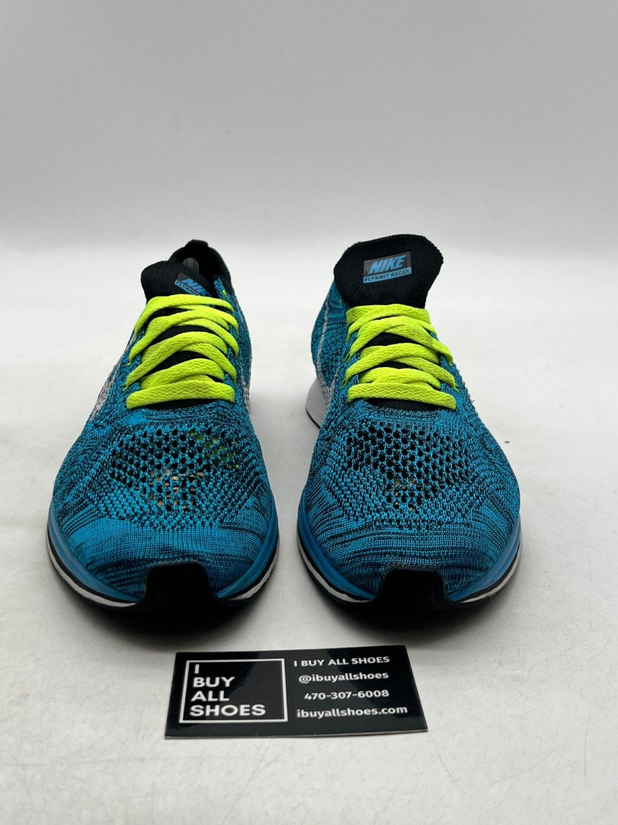 Nike Flyknit Racer Blue Cactus 12 (VNDS Pre-Owned) - Image 2