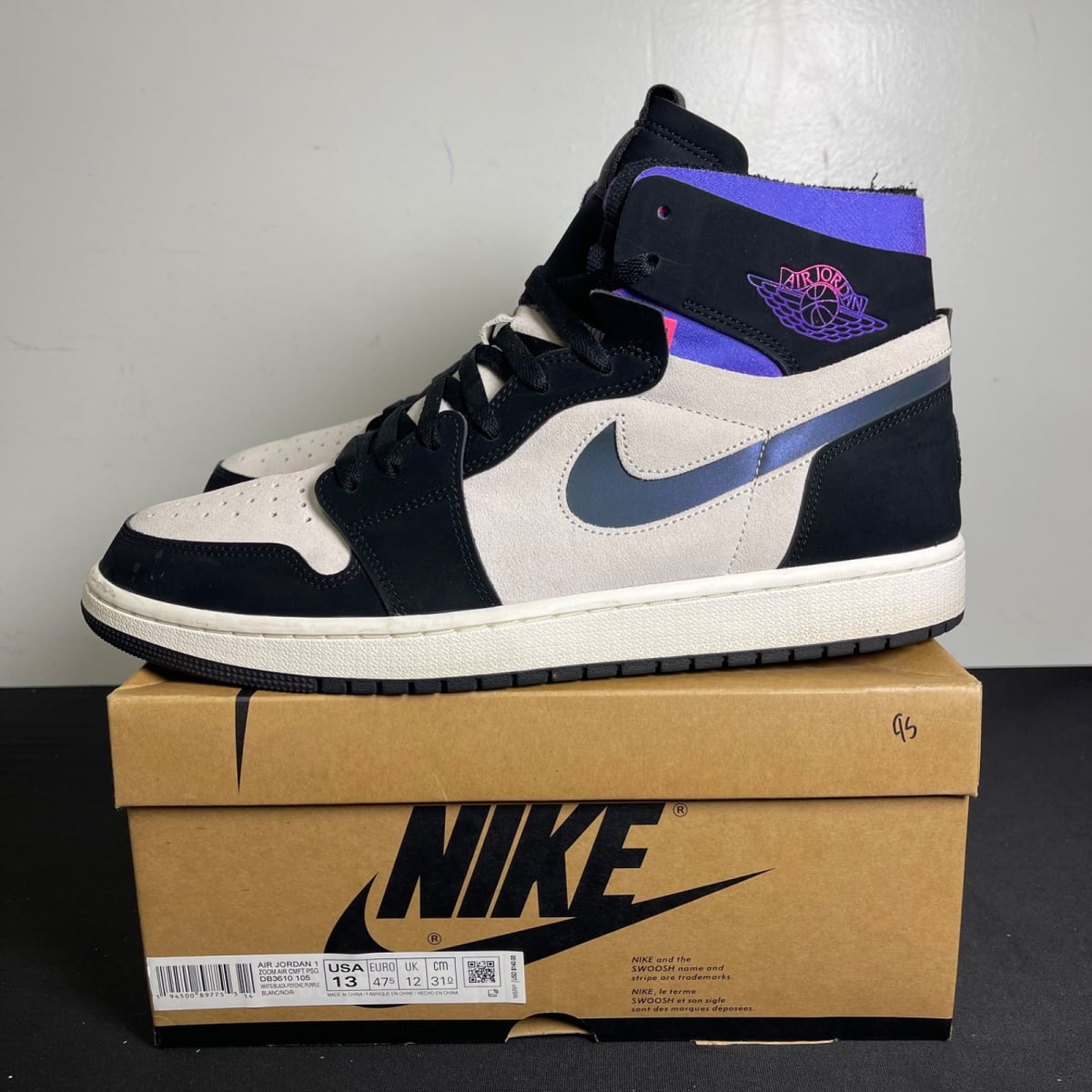 Jordan 1 High Zoom Air CMFT PSG Paris Saint-Germain (Size 13) - aux