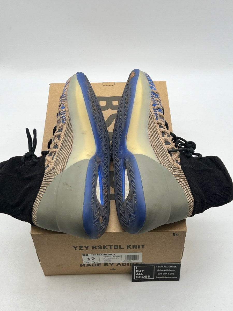 adidas Yeezy BSKTBL Knit Slate Azure 12 (Moderately Worn Pre-Owned) - Image 7