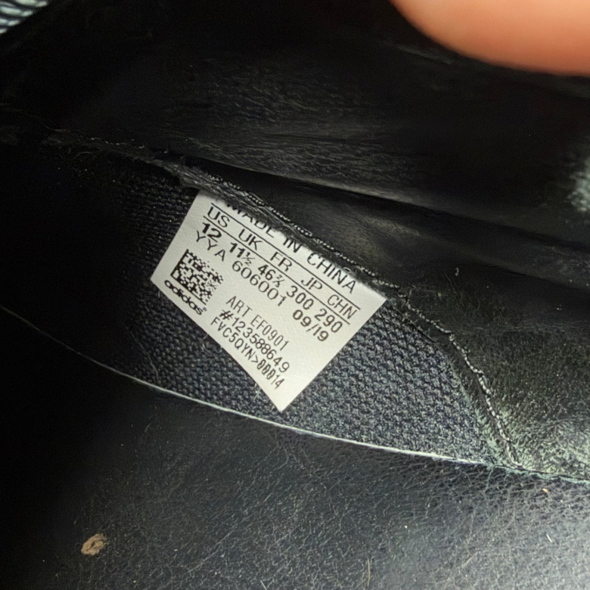 adidas Ultra Boost Leather Black (Size 12) - aux