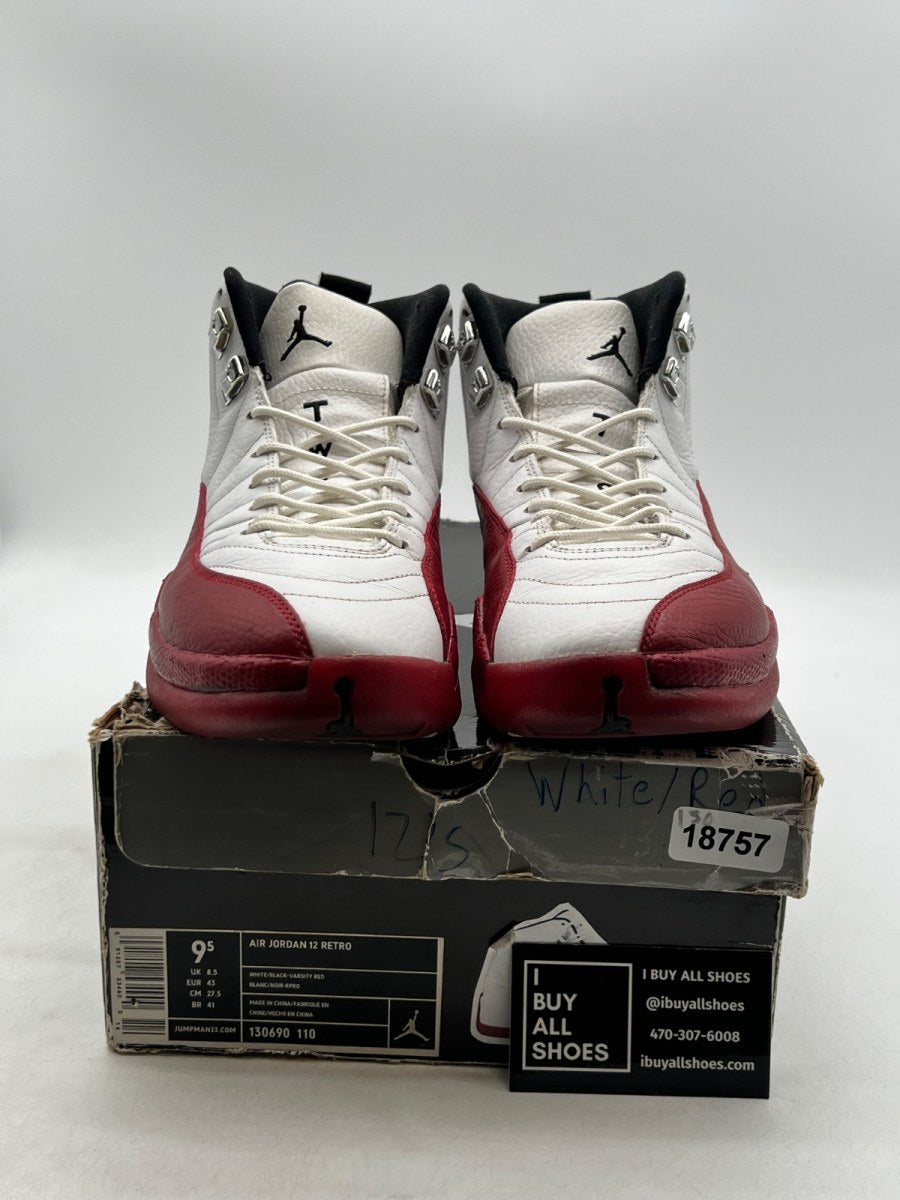 Jordan 12 Retro Cherry (2009) 9.5 (Heavily Worn Pre-Owned) - Image 2
