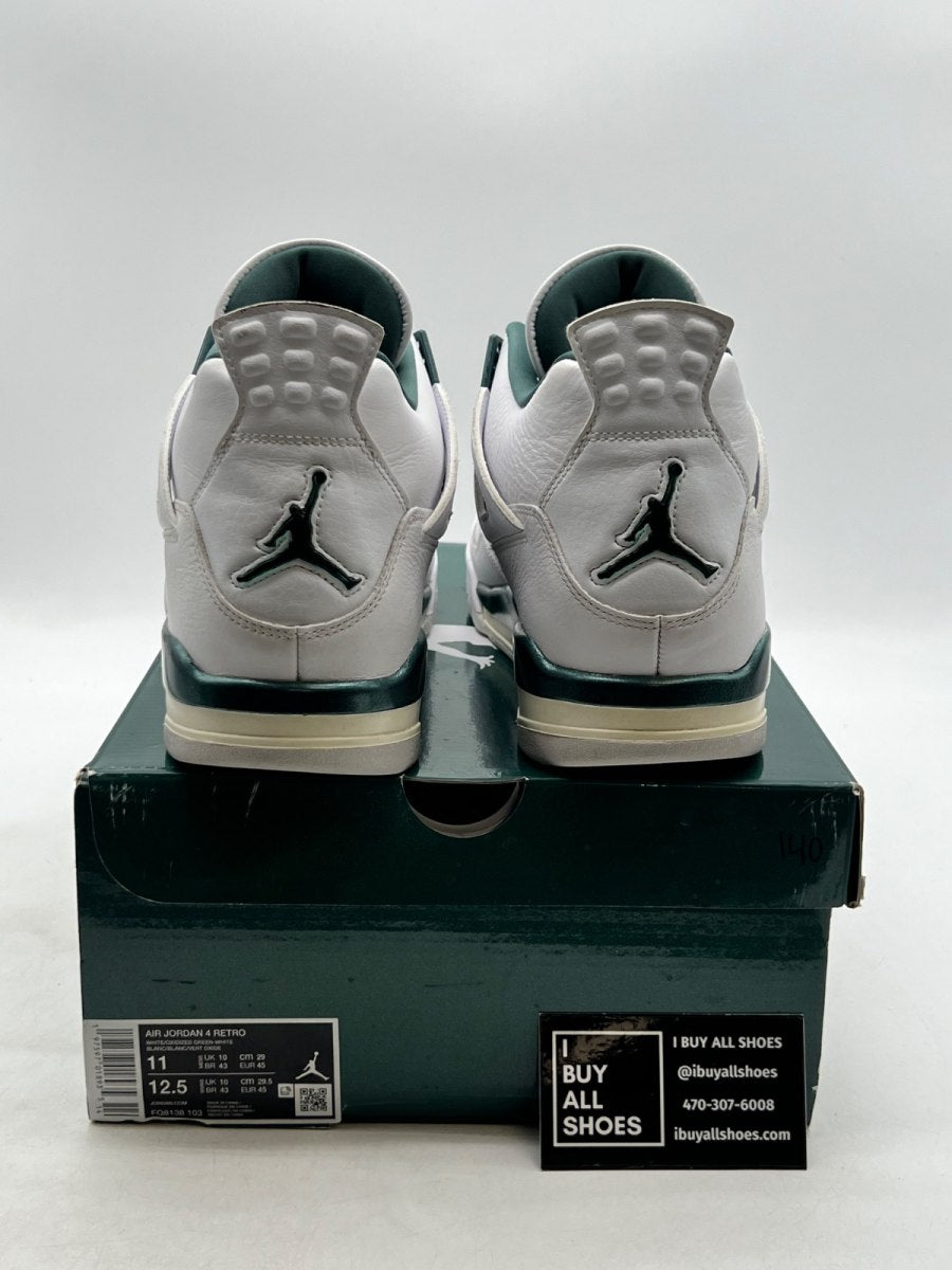 Jordan 4 Retro Oxidized Green 11 (Lightly Worn Pre-Owned) - Image 3