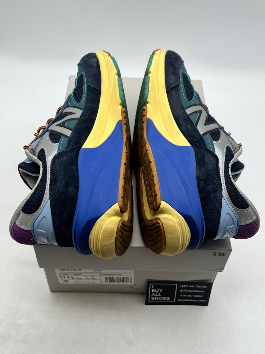 New Balance 990v6 MiUSA Action Bronson Lapis Lazuli 11.5 (Lightly Worn Pre-Owned) - Image 7