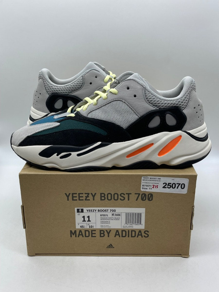 adidas Yeezy Boost 700 Wave Runner 11 (Moderately Worn Pre-Owned)adidasSolid Grey/Chalk White/Core Black - Image 1