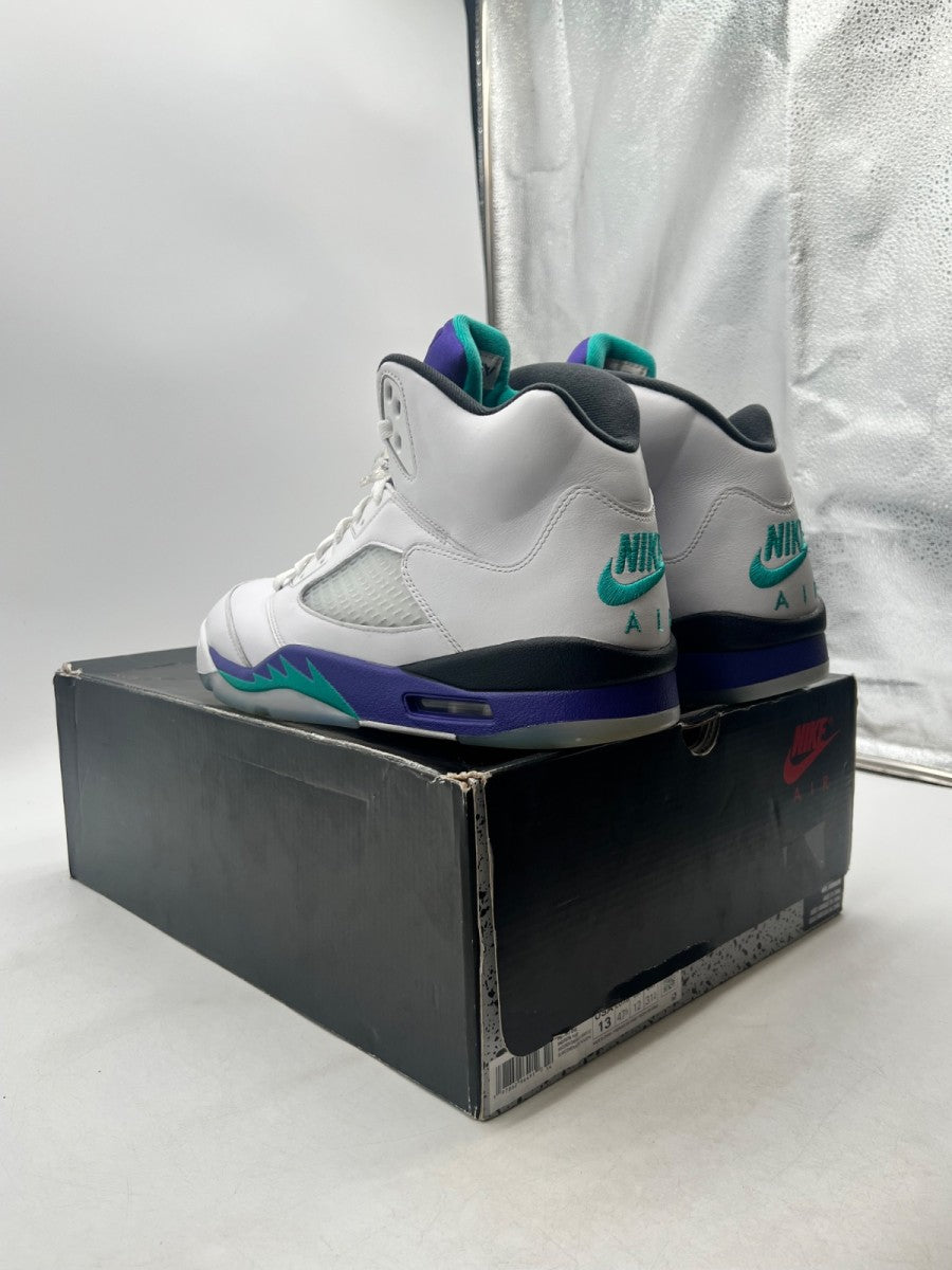 Jordan 5 Retro Grape (2025) 13 (Moderately Worn Pre-Owned) - Image 4