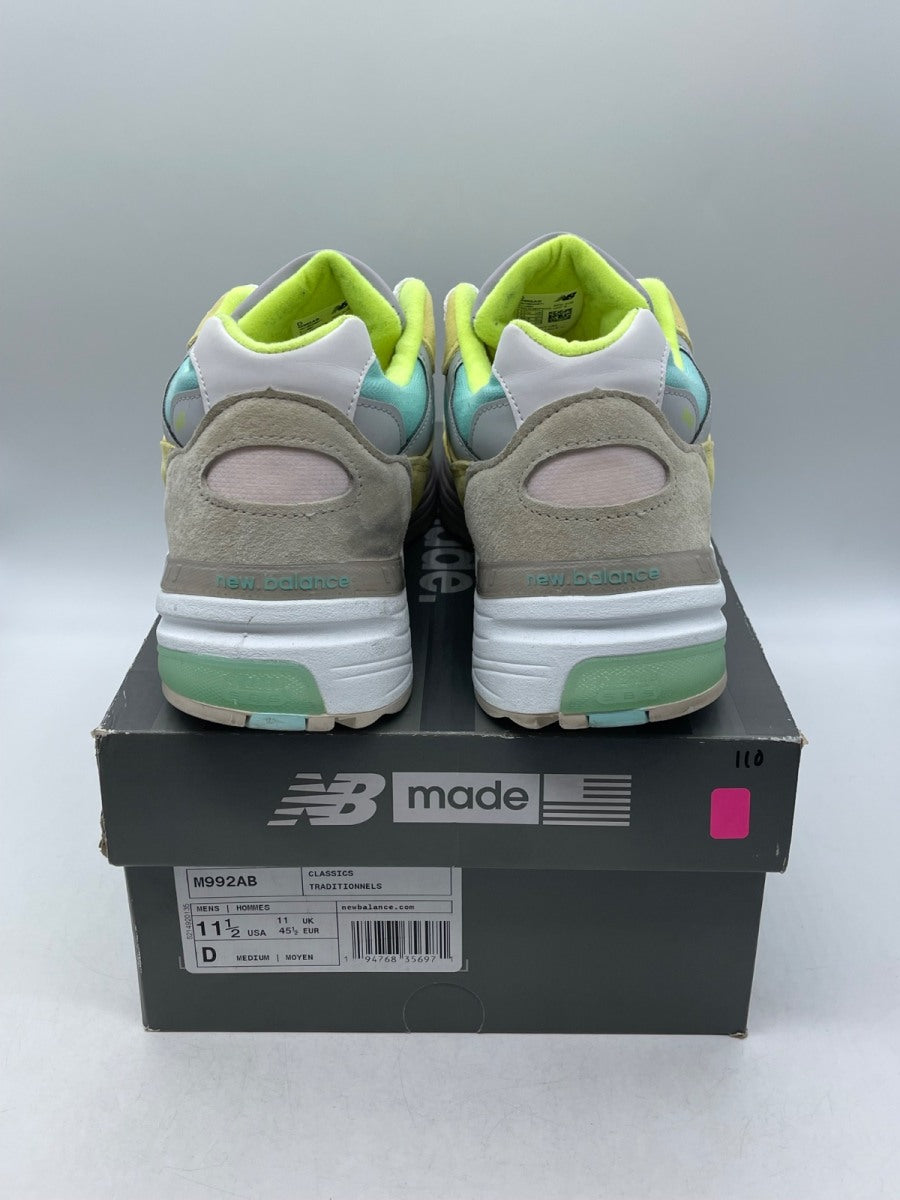 New Balance 992 Yellow Beige 11.5 (Moderately Worn Pre-Owned)New BalanceYellow/Beige-Green - Image 3