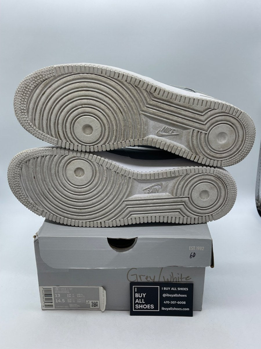 Nike Air Force 1 Low 'Wolf Grey' 13 (Moderately Worn Pre-Owned) - Image 7