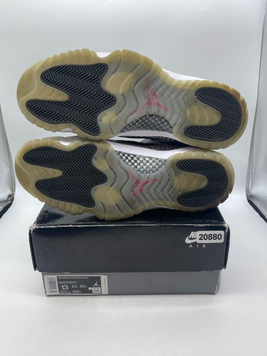 Jordan 11 Retro Low IE Black Cement 13 (Moderately Worn Pre-Owned) - Image 7