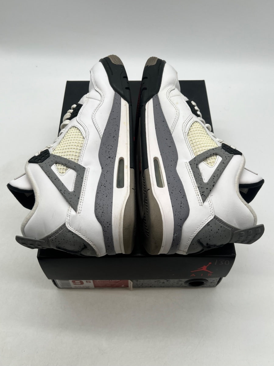 Jordan 4 Retro White Cement (2012) 9.5 (Heavily Worn Pre-Owned)JordanWhite/Black-Tech Grey - Image 8