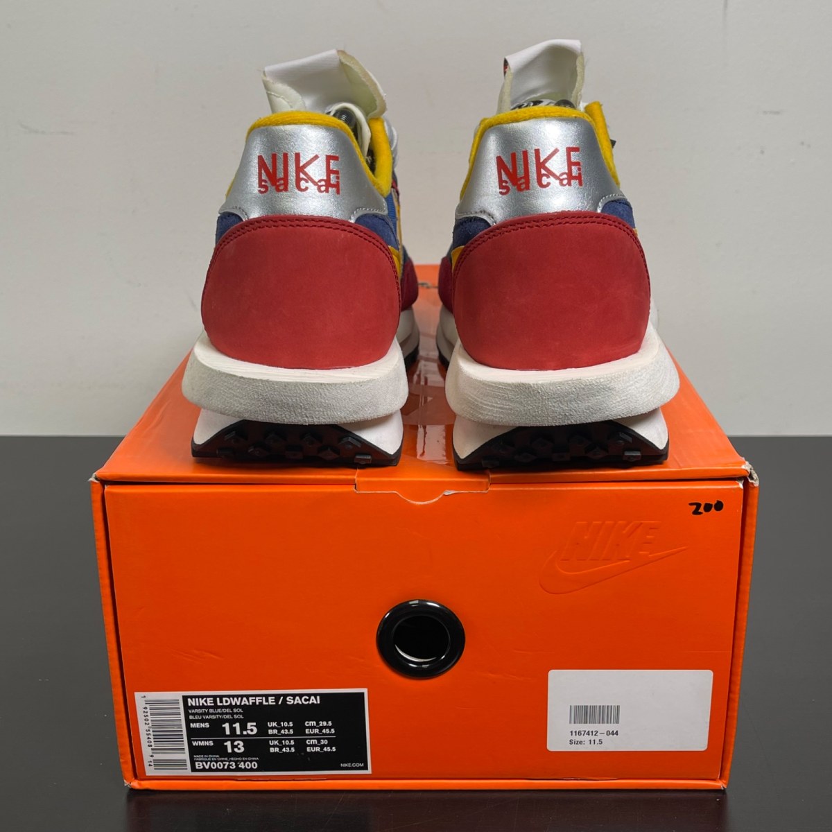 Nike LD Waffle sacai Varsity Blue 11.5 (Moderately Worn Pre-Owned)Nike - Image 5