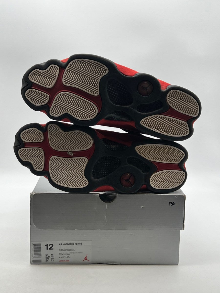 Jordan 13 Retro Bred (2017) 12 (Moderately Worn Pre-Owned)JordanBlack/True Red-White - Image 8