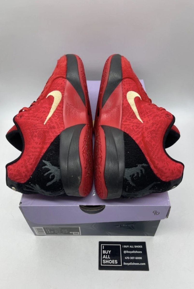 Nike Ja 2 Nightmare 12 (Lightly Worn Pre-Owned)NikeUniversity Red/Celestial Gold/Black/Jade Horizon - Image 4