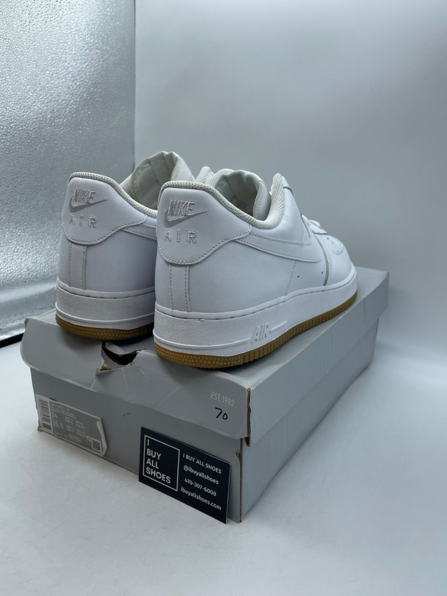 Nike Air Force 1 Low '07 White Gum 14 (Moderately Worn Pre-Owned) - Image 5
