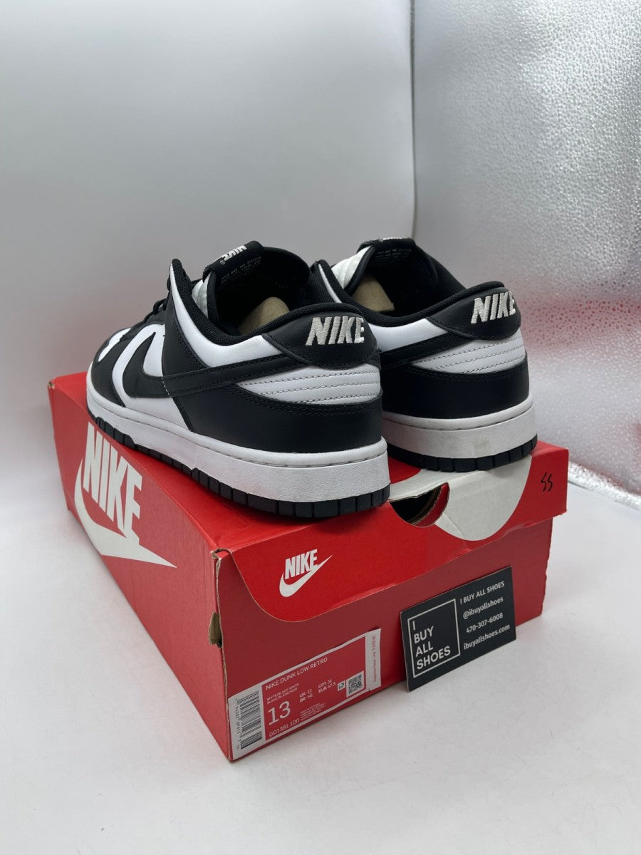 Nike Dunk Low Retro White Black Panda 13 (Moderately Worn Pre-Owned) - Image 4