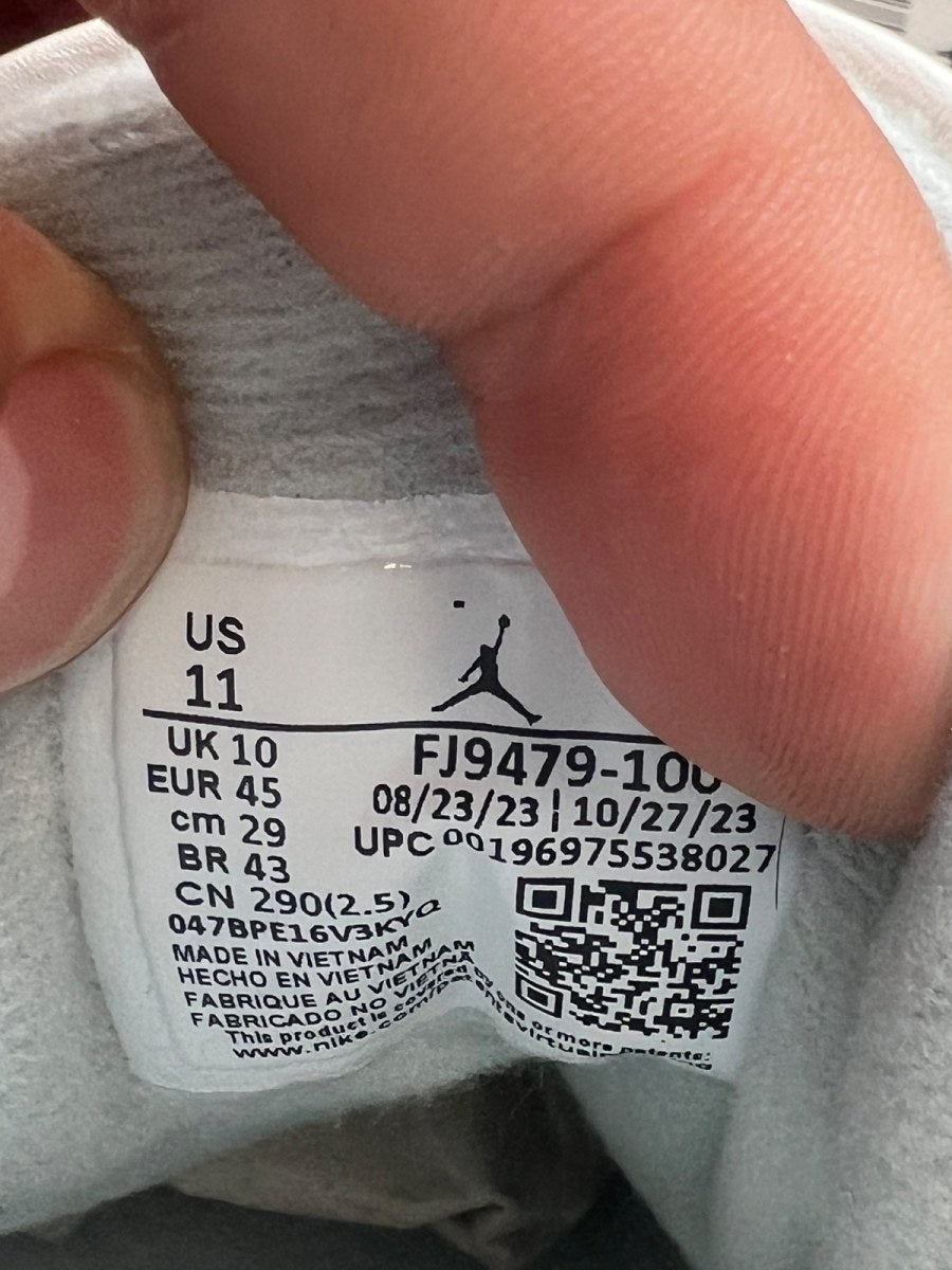 Jordan 3 Retro Craft Ivory 11 (Lightly Worn Pre-Owned) - Image 9