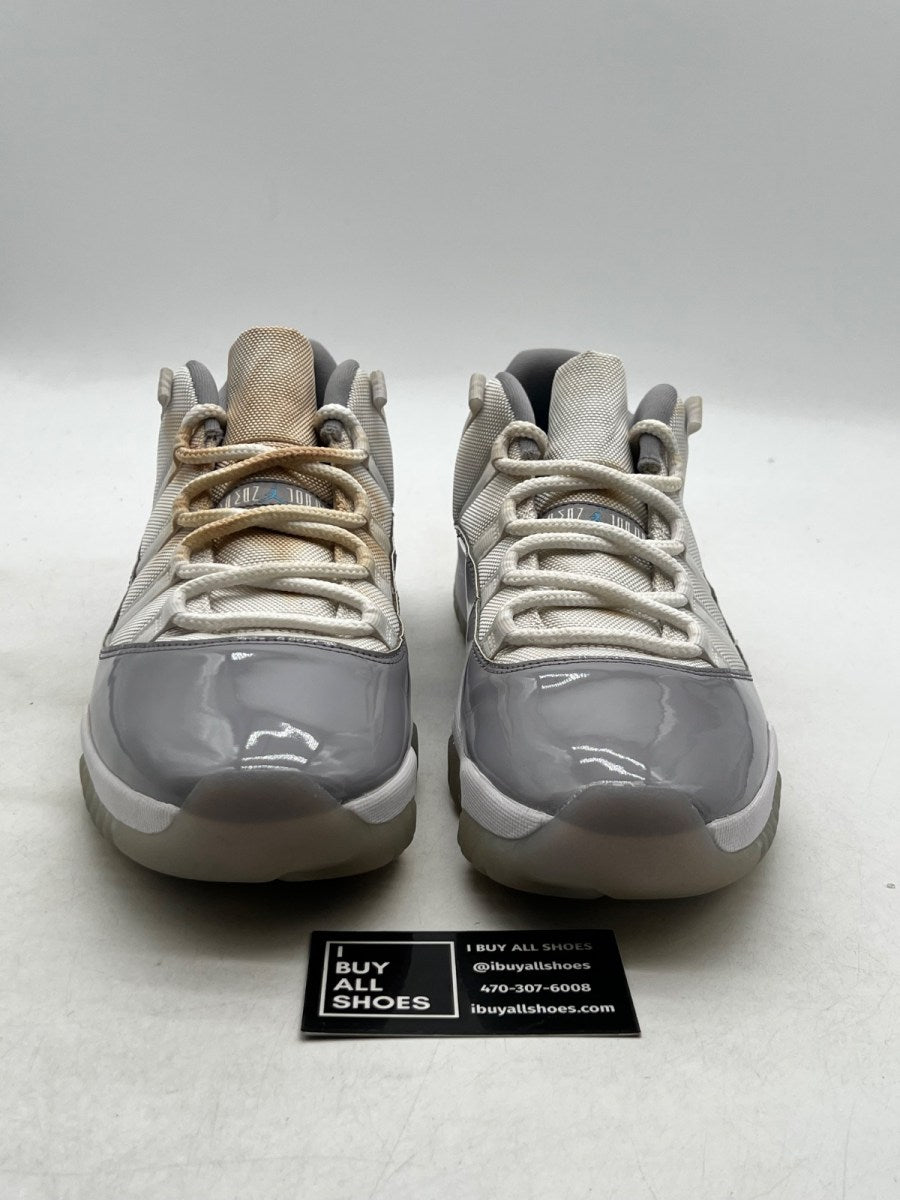 Jordan 11 Retro Low Cement Grey 12 (Heavily Worn Pre-Owned) - Image 2