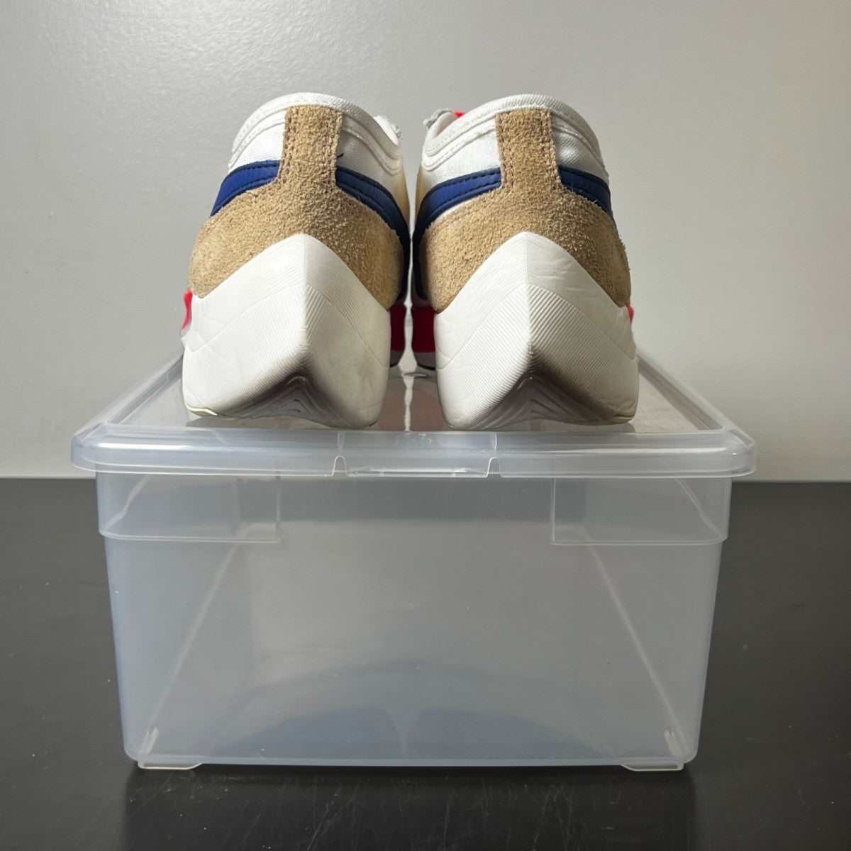 Nike Moon Racer Sail Solar Blue 12 (Lightly Worn Pre-Owned)NikeSail/Gym Red-Solar Blue-Praline - Image 6