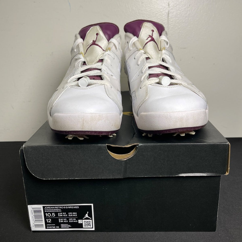 Jordan 6 Retro Low Golf NRG Bordeaux (Size 10.5) - aux