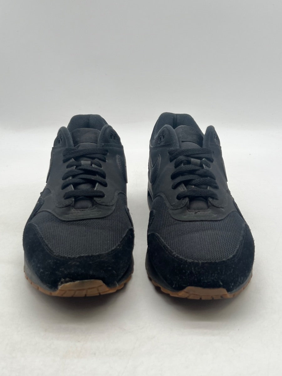 Nike Air Max 1 Black Gum 13 (Heavily Worn Pre-Owned)NikeBlack/Black-Gum Medium Brown-Black - Image 2